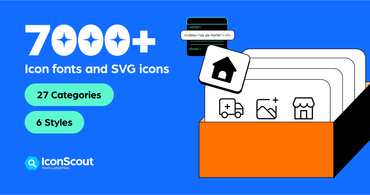 7,000+ Icon Fonts, SVG, 3D Icons and Animated Icons with Unicons by IconScout